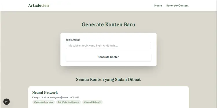 AI-Powered Article & Content Generation Platform 2